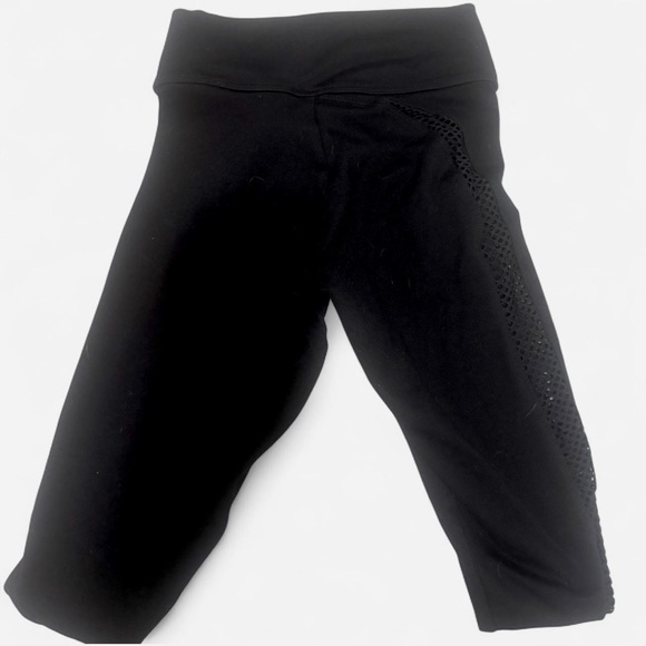 Bombshell Sportswear Black Leggings with Mesh Panel - Picture 3 of 5